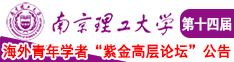 艹逼日逼吞精黄片南京理工大学第十四届海外青年学者紫金论坛诚邀海内外英才！